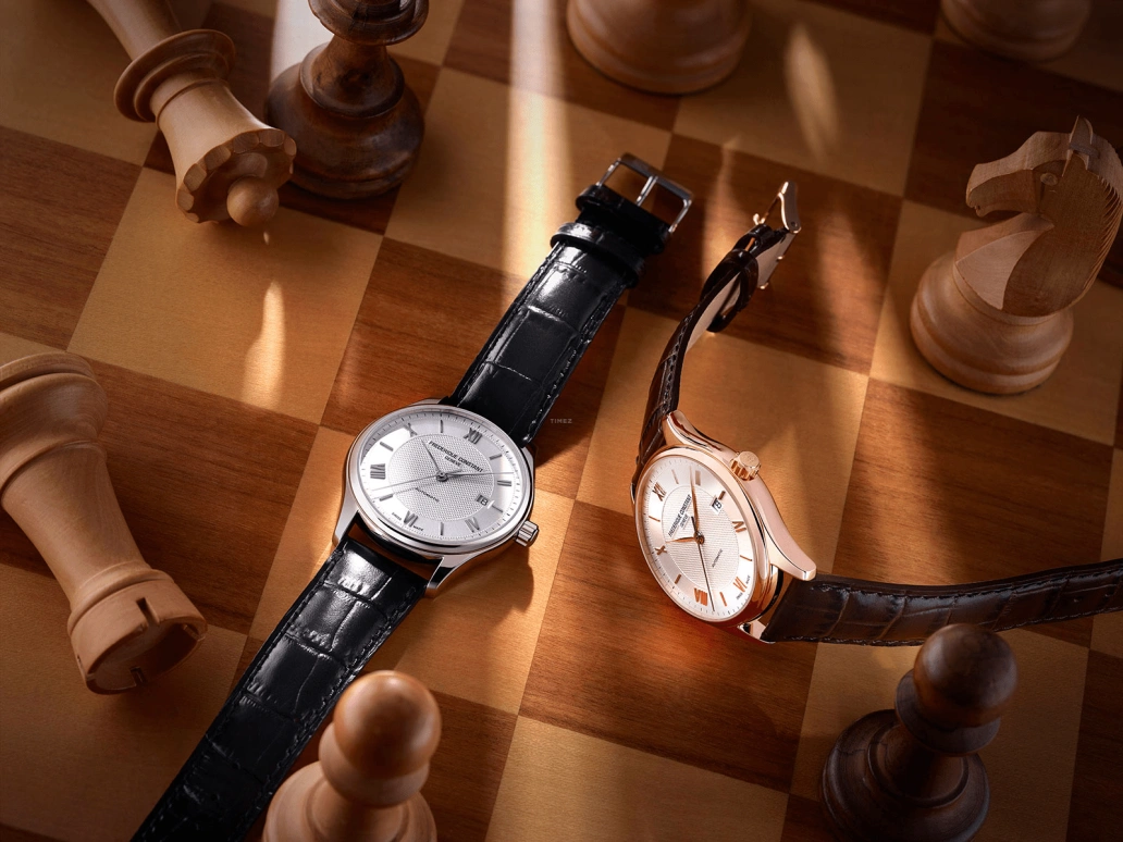 Frederique Constant,Classics 40mm,40mm,Stainless Steel,Black,White,Automatic,38hours,In-house Caliber,FC,FC-303MS5B6