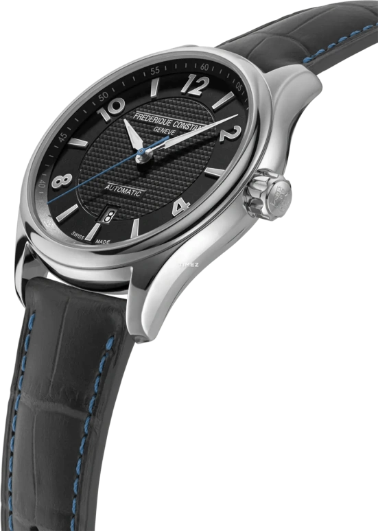 Frederique Constant,Classics 42mm,42mm,Stainless Steel,Black,Automatic,Day,Sapphire,Crystal Glass,FC,FC-303RMB5B6