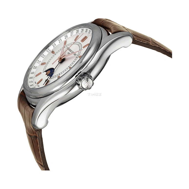 Frederique Constant,Vintage Rally 43mm,43mm,Stainless Steel,White,Automatic,Moonphase,Day,FC,FC-330V6B6