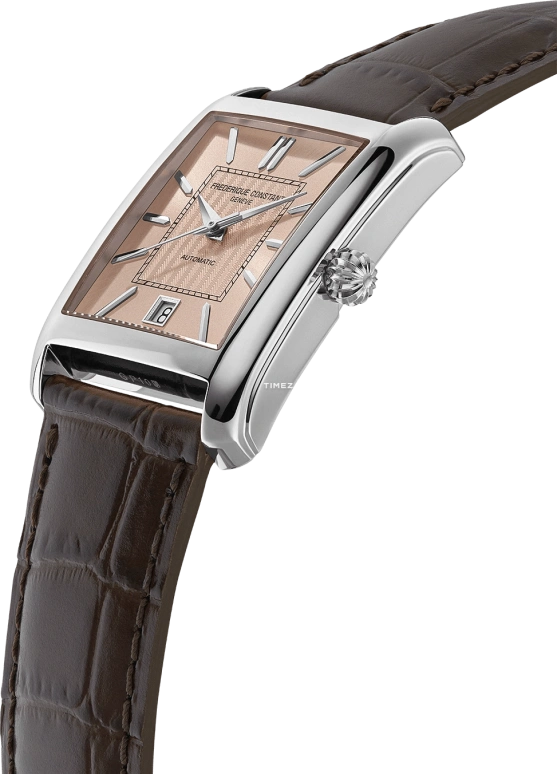 Frederique Constant,Classics 42.30x30mm,42.30x30mm,Stainless Steel,Salmon,Automatic,Day,38hours,FC,FC-303SAL4C6