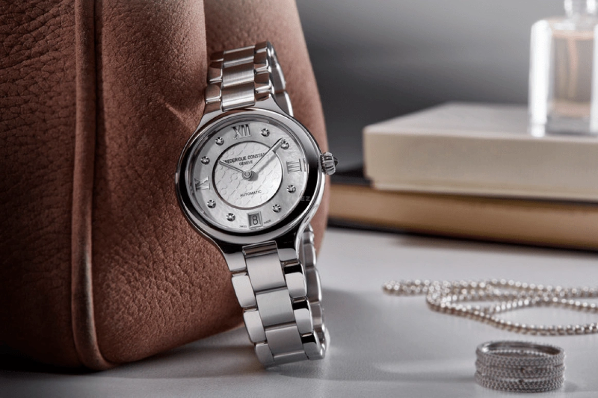 Frederique Constant,Classics 33mm,33mm,Stainless Steel,Rose,Silver,Automatic,38hours,In-house Caliber,FC,FC-306WHD3ER2B