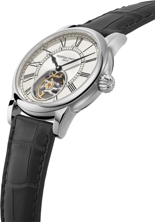 Frederique Constant,Classics 39mm,39mm,Stainless Steel,Cream,Automatic,Tourbillon,Sapphire,Crystal Glass,FC,FC-930EM3H6