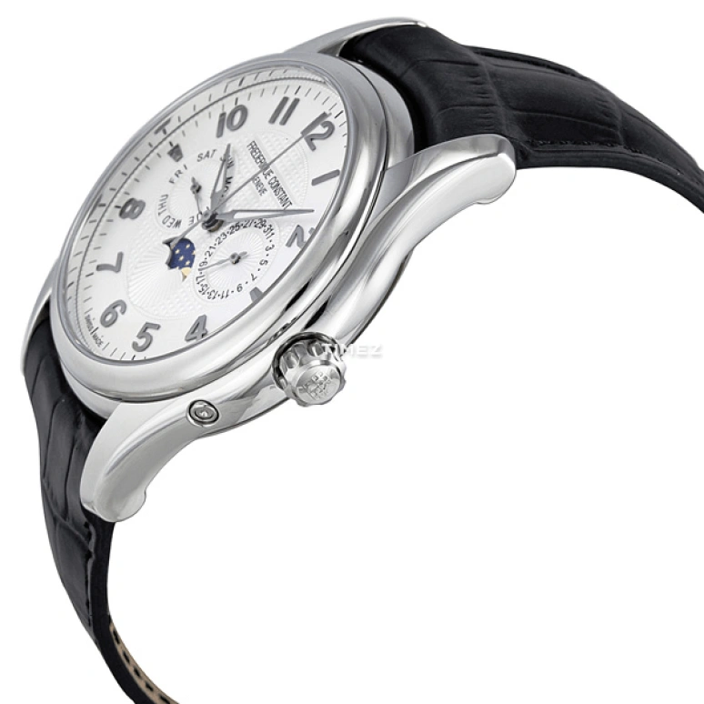 Frederique Constant,Runabout 43mm,43mm,Stainless Steel,White,Automatic,Moonphase,Day,FC,FC-360RM6B6
