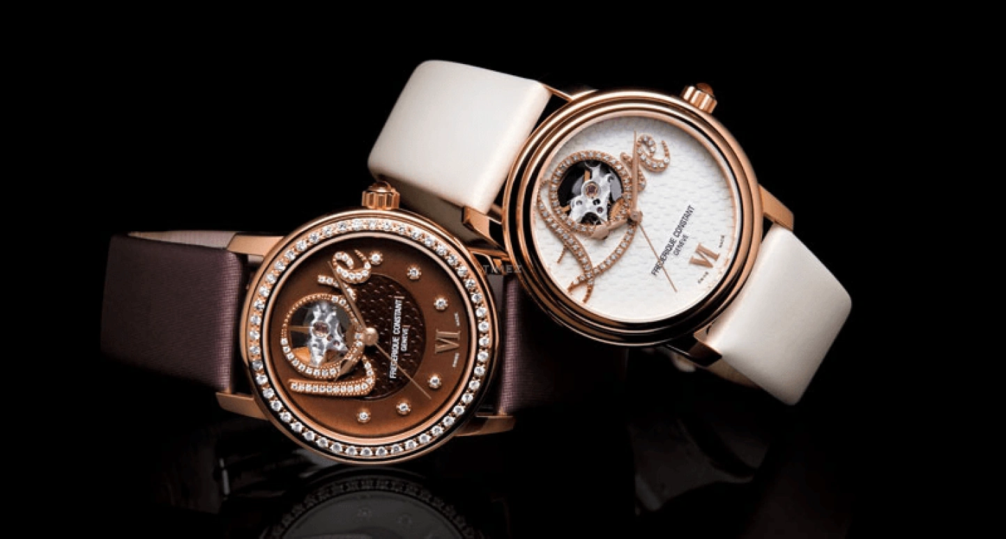 Frederique Constant,Ladies Automatic 34mm,34mm,Rose Gold,Silver,In-house Caliber,Sapphire,Crystal Glass,Round,FC,FC-310LHB2PD4