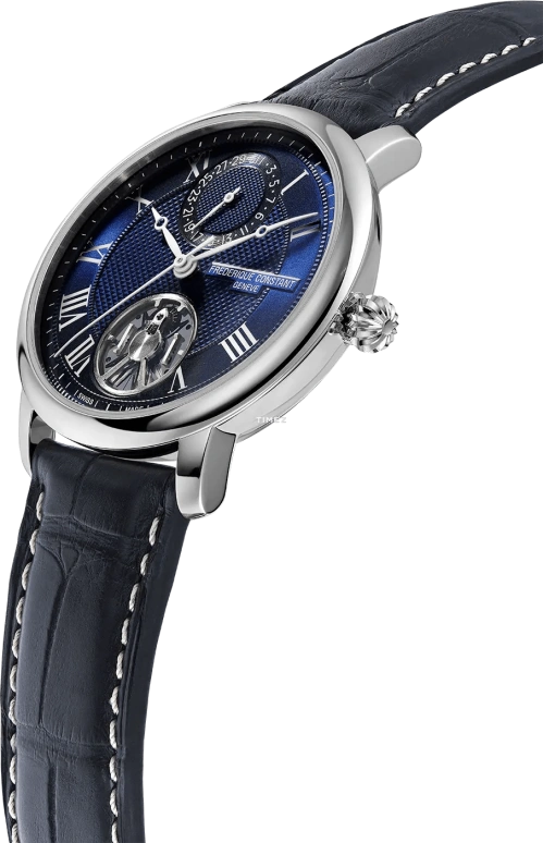Frederique Constant,Slim Line 40mm,40mm,Stainless Steel,Blue,Automatic,Day,Sapphire,Crystal Glass,FC,FC-810MCN3S6