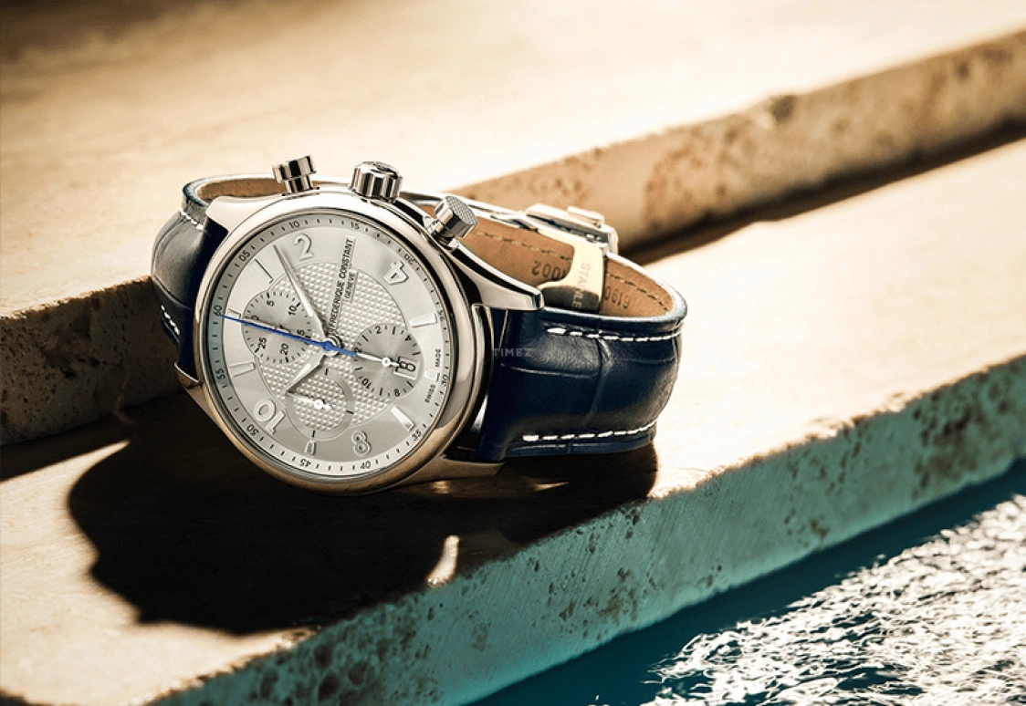 Frederique Constant,Runabout 42mm,42mm,Stainless Steel,Silver,In-house Caliber,Sapphire,Crystal Glass,Round,FC,FC-392RMS5B6