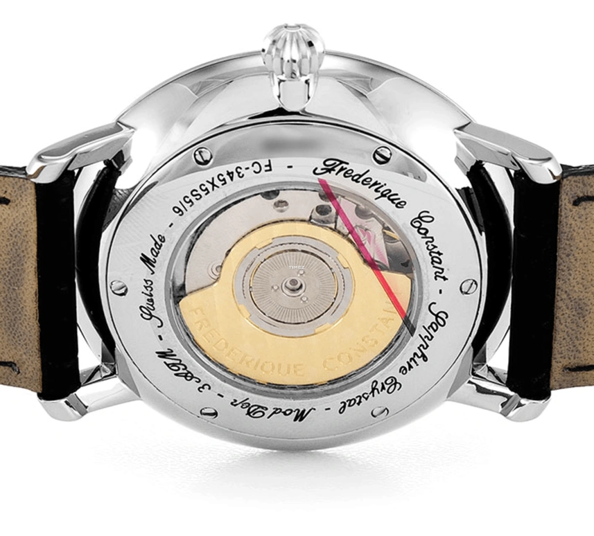 Frederique Constant,Classics 43mm,43mm,Stainless Steel,White,Automatic,Day,In-house Caliber,FC,FC-345A5S6
