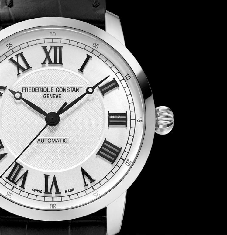 Frederique Constant,Classics 38.50mm,38.50mm,Stainless Steel,Silver,Automatic,Sapphire,Crystal Glass,Round,FC,FC-301SWR3B6