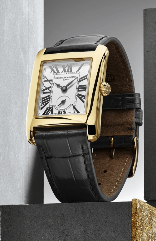 Frederique Constant,Classics 36x25.50mm,36x25.50mm,Stainless Steel,White,Quartz,In-house Caliber,Sapphire,Crystal Glass,FC,FC-235S2C5