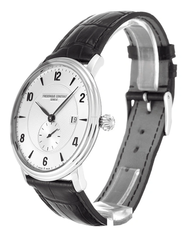 Frederique Constant,Classics 43mm,43mm,Stainless Steel,White,Automatic,Day,In-house Caliber,FC,FC-345A5S6