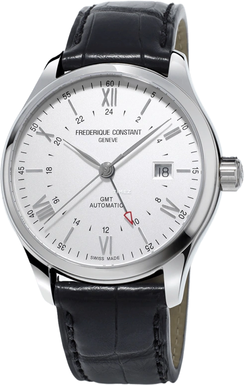 Frederique Constant,Classics 42mm,42mm,Stainless Steel,Silver,In-house Caliber,Sapphire,Crystal Glass,FC,FC-350S5B6