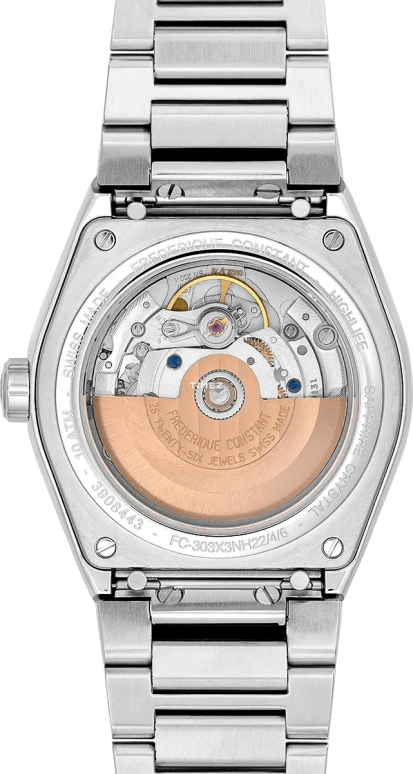 Frederique Constant,Highlife 39mm,39mm,Stainless Steel,Blue,Automatic,Day,38hours,FC,FC-303BLS3NH6B