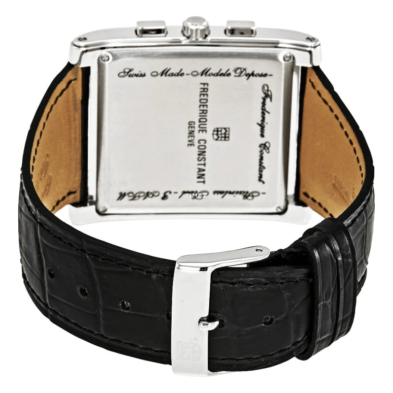 Frederique Constant,Classics 46x38.50mm,46x38.50mm,Stainless Steel,Grey,Quartz,Chronograph,Day,FC,FC-292MS4C26