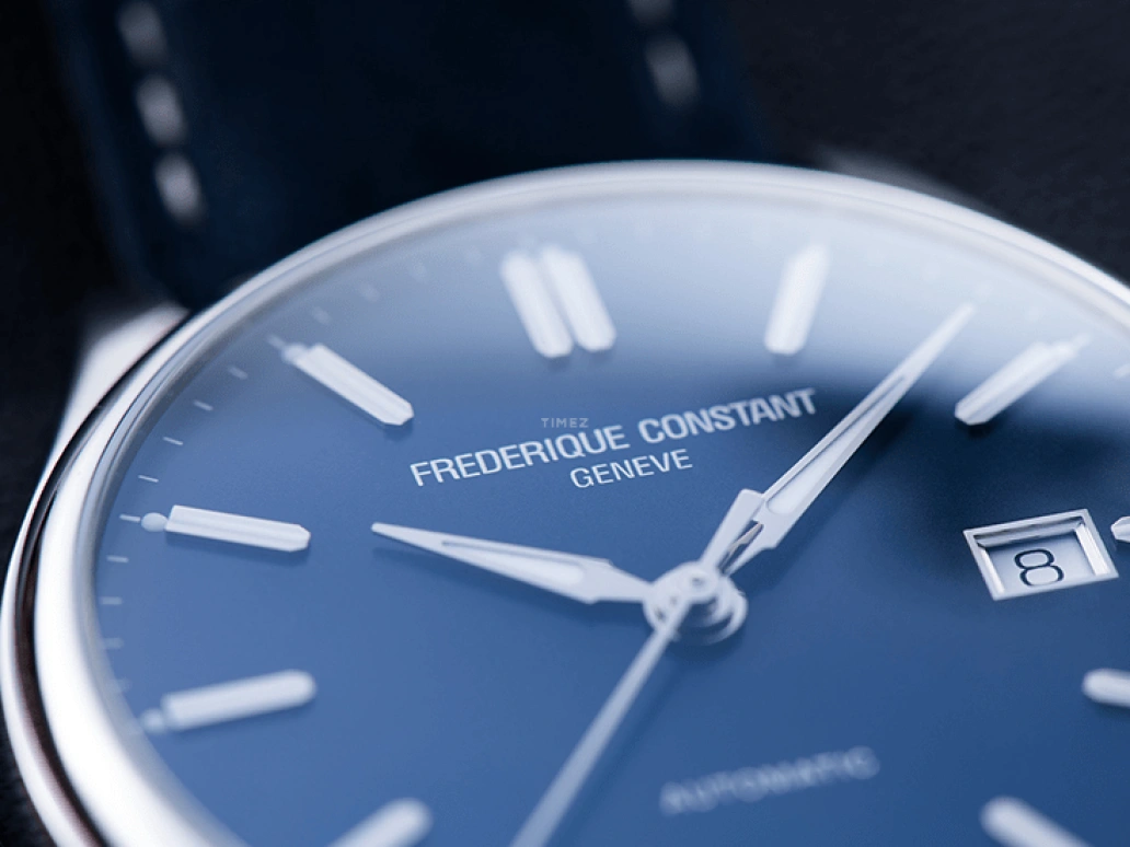Frederique Constant,Classics 40mm,40mm,Stainless Steel,Blue,Automatic,38hours,In-house Caliber,FC,FC-303NN5B6