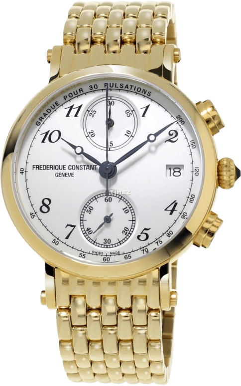 Frederique Constant,Classics 34mm,34mm,Stainless Steel,White,In-house Caliber,Sapphire,Crystal Glass,FC,FC-291A2R5B