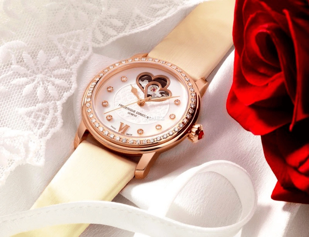 Frederique Constant,Ladies Automatic 35mm,35mm,Stainless Steel,White,In-house Caliber,Sapphire,Crystal Glass,Round,FC,FC-310DHB2PD6