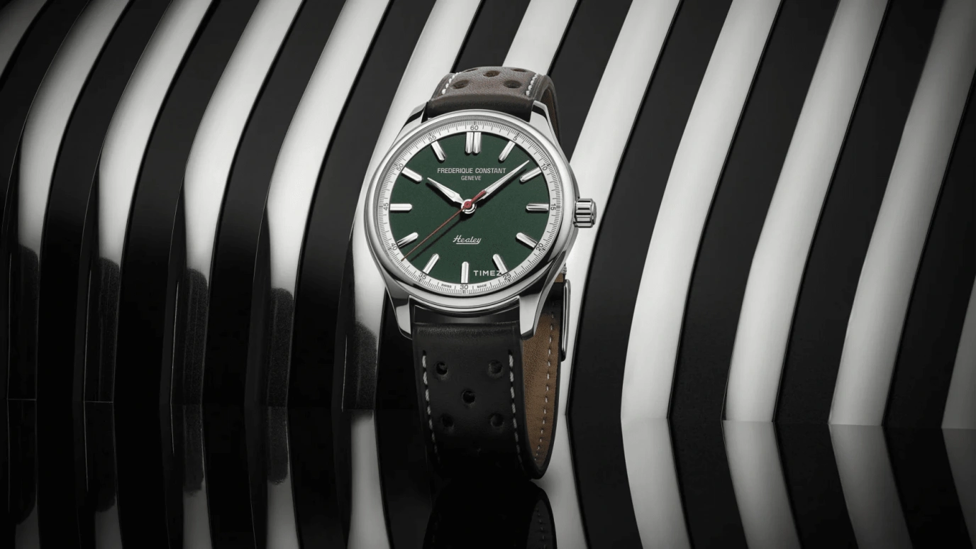 Frederique Constant,Classics 40mm,40mm,Stainless Steel,Green,Automatic,38hours,In-house Caliber,FC,FC-301HGRS5B26