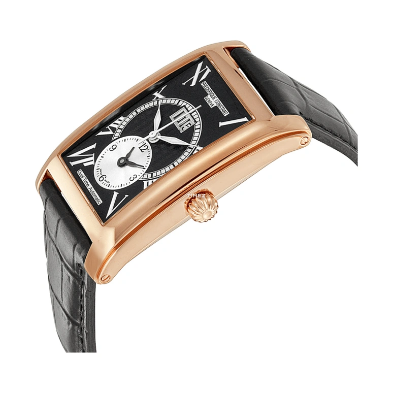 Frederique Constant,Classics 31x39mm,31x39mm,Stainless Steel,Black,Automatic,Day,Dule Time,Big Date,FC,FC-325BS4C24