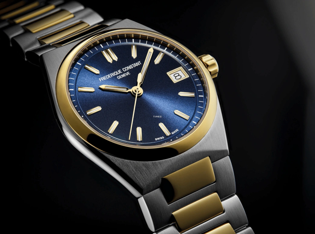 Frederique Constant,Highlife 31mm,31mm,Stainless Steel,Blue,Quartz,Day,In-house Caliber,FC,FC-240N2NH3B
