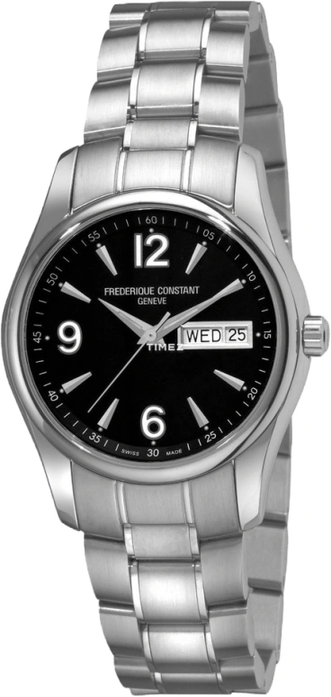 Frederique Constant,Classics 38.50mm,38.50mm,Stainless Steel,Black,In-house Caliber,Sapphire,Crystal Glass,FC,FC-242B4B26B