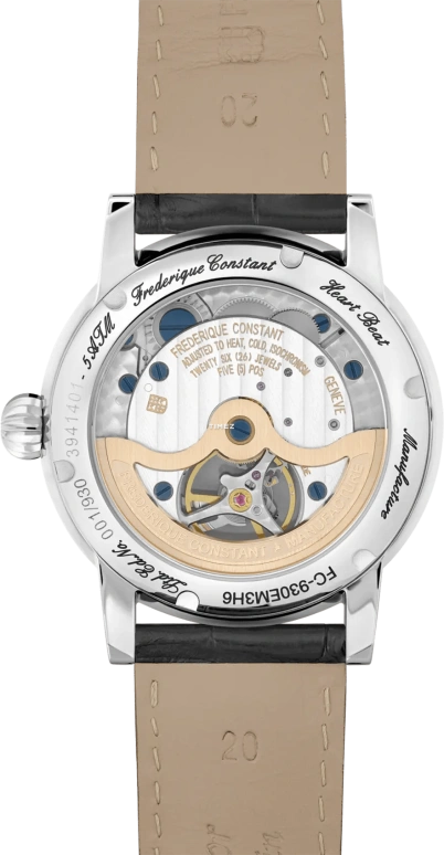 Frederique Constant,Classics 39mm,39mm,Stainless Steel,Cream,Automatic,Tourbillon,Sapphire,Crystal Glass,FC,FC-930EM3H6