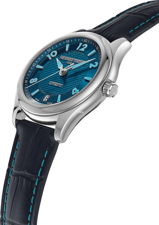 Frederique Constant,Classics 36mm,36mm,Stainless Steel,Blue,Automatic,Day,38hours,FC,FC-303RMLN3B6