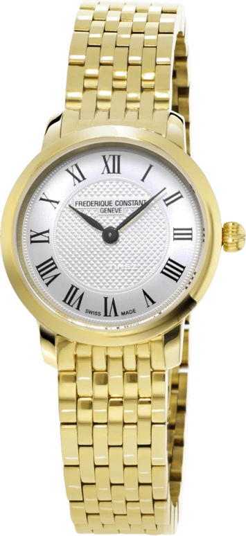 Frederique Constant,Slim Line 25mm,25mm,Silver,In-house Caliber,Sapphire,Crystal Glass,Closed,FC,FC-200MCS5B
