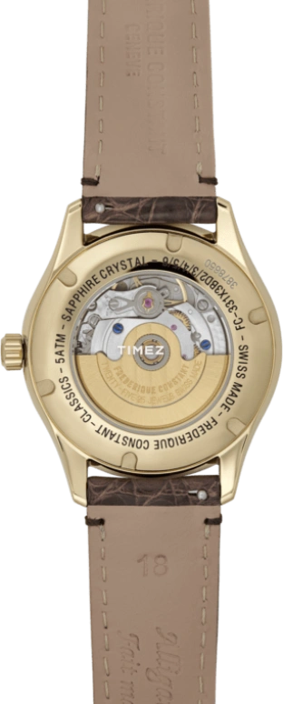 Frederique Constant,Classics 36mm,36mm,Yellow Gold,White,Automatic,Moonphase,Round,FC,FC-331MPWD3BD5