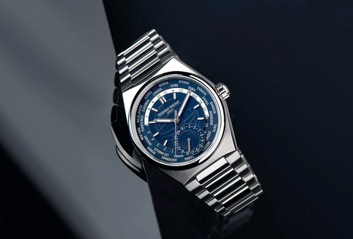 Frederique Constant,Manufacture 41mm,41mm,Stainless Steel,Dark Blue,Automatic,42hours,In-house Caliber,FC,FC-718N4NH6B