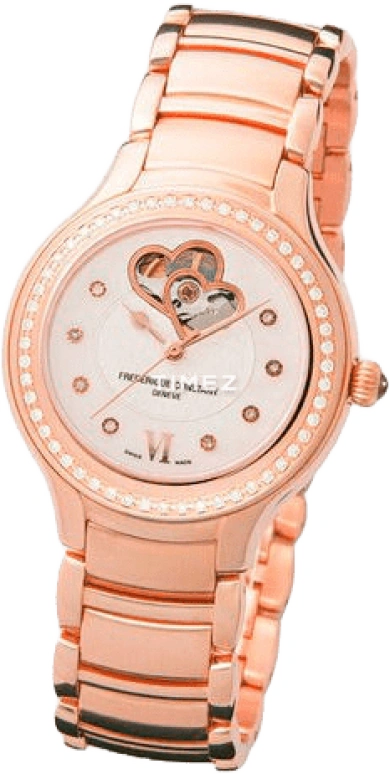 Frederique Constant,Other 38mm,38mm,Stainless Steel,White,In-house Caliber,Sapphire,Crystal Glass,FC,FC-310WHD4ERD4B