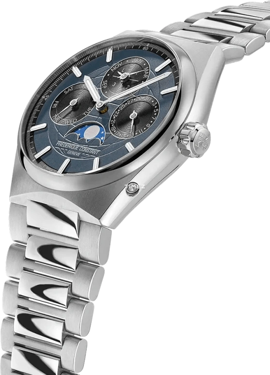 Frederique Constant,Highlife 41mm,41mm,Stainless Steel,Blue,Automatic,Moonphase,Perpetual Calendar,Leap Year,Month,In-house Caliber,Sapphire,FC,FC-775G4NH6B
