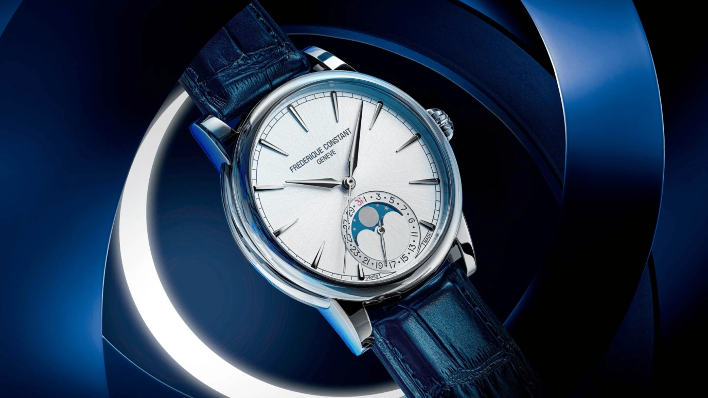 Frederique Constant,Manufacture 40mm,40mm,Stainless Steel,White,Automatic,Moonphase,Day,FC,FC-716S3H6