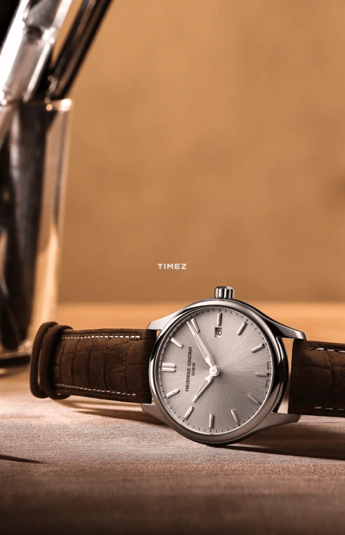 Frederique Constant,Classics 40mm,40mm,Stainless Steel,Silver,Quartz,Day,Sapphire,Crystal Glass,FC,FC-220SS5B6