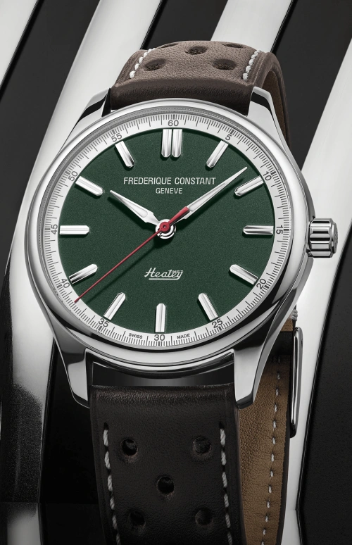 Frederique Constant,Classics 40mm,40mm,Stainless Steel,Green,Automatic,38hours,In-house Caliber,FC,FC-301HGRS5B26