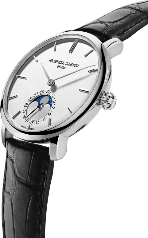 Frederique Constant,Manufacture 42mm,42mm,Stainless Steel,Silver,Automatic,Moonphase,Date,FC,FC-705S4S6