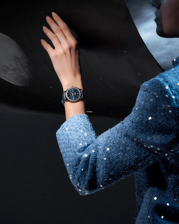 Frederique Constant,Classics 37mm,37mm,Stainless Steel,Blue,Quartz,Moonphase,In-house Caliber,FC,FC-206N3S6