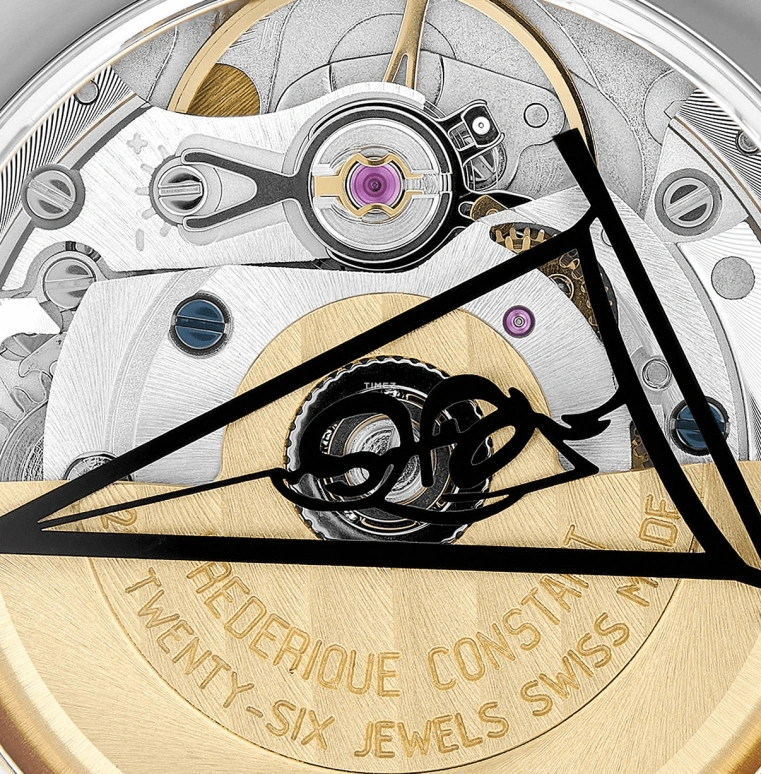 Frederique Constant,Classics 36mm,36mm,Stainless Steel,Blue,Automatic,Day,38hours,FC,FC-303RMLN3B6