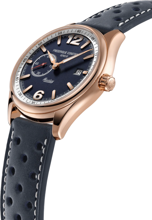 Frederique Constant,Vintage Rally 40mm,40mm,Stainless Steel,Blue,In-house Caliber,Sapphire,Crystal Glass,FC,FC-345HNS5B4