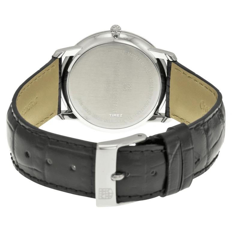 Frederique Constant,Slim Line 37mm,37mm,Stainless Steel,White,Quartz,Day,Sapphire,Crystal Glass,FC,FC-245AS4S6