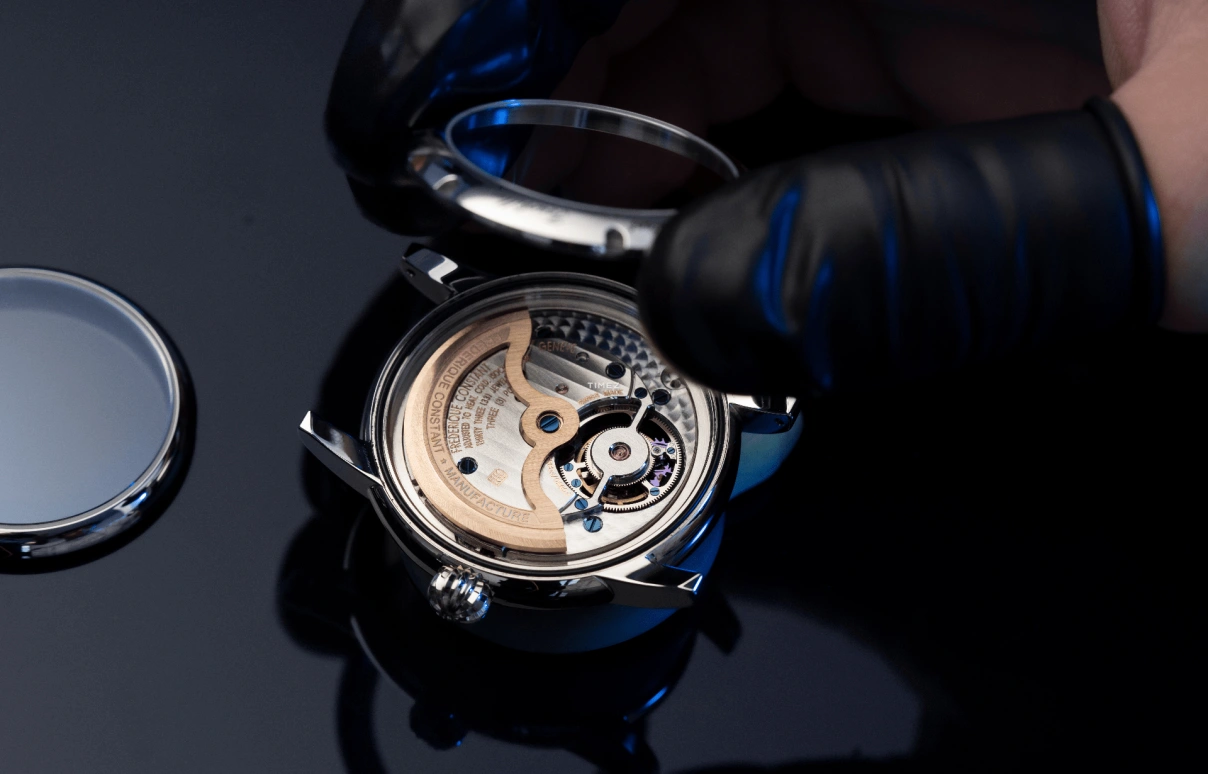 Frederique Constant,Manufacture 39mm,39mm,White Gold,Blue,Automatic,Tourbillon,38hours,FC,FC-980AV3H8