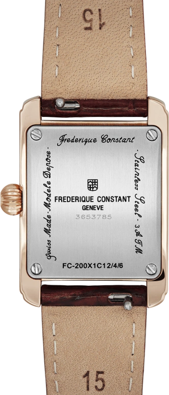 Frederique Constant,Classics 23x22mm,23x22mm,Stainless Steel,Silver,In-house Caliber,Sapphire,Crystal Glass,FC,FC-200MC14