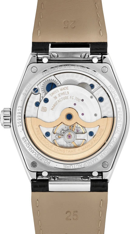 Frederique Constant,Other 41mm,41mm,Stainless Steel,White,In-house Caliber,Sapphire,Crystal Glass,FC,FC-775S4NH6