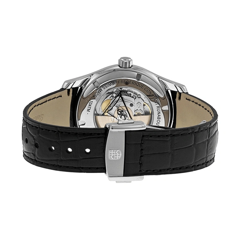 Frederique Constant,Runabout 43mm,43mm,Stainless Steel,Silver,Automatic,Moonphase,Day,FC,FC-330RM6B6