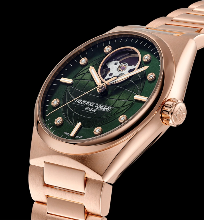 Frederique Constant,Other 34mm,34mm,Stainless Steel,Green,Automatic,Sapphire,Crystal Glass,Round,FC,FC-310MPGRD2NH4B