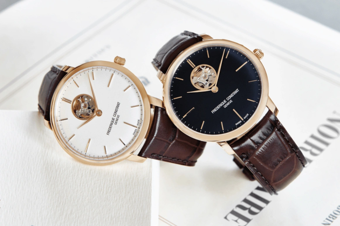 Frederique Constant,Slim Line 40mm,40mm,Stainless Steel,Black,In-house Caliber,Sapphire,Crystal Glass,FC,FC-312B4S4