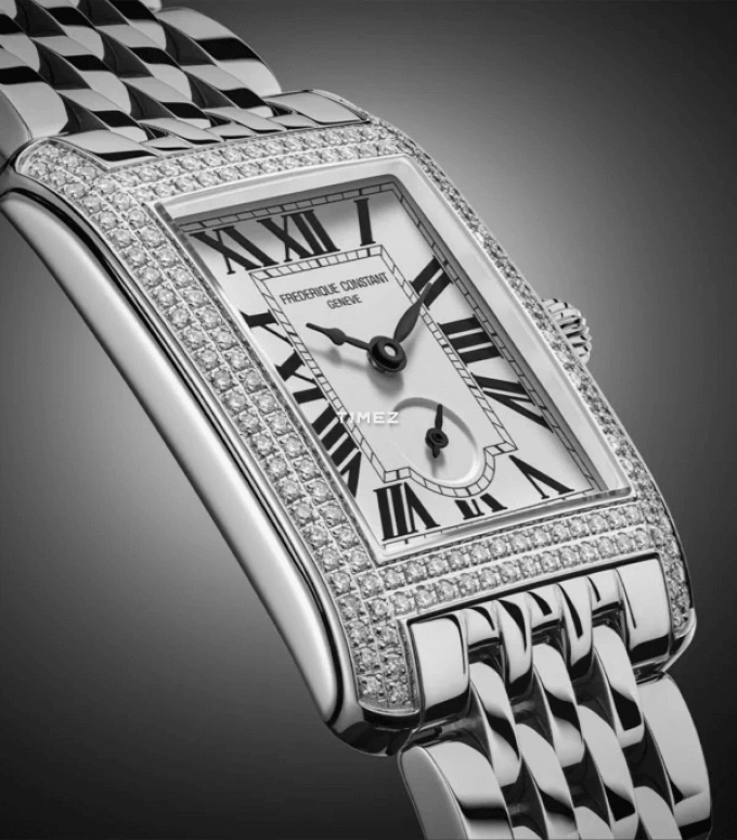 Frederique Constant,Classics 36x25.20mm,36x25.20mm,Stainless Steel,White,Quartz,In-house Caliber,Sapphire,Crystal Glass,FC,FC-235S2CD6B