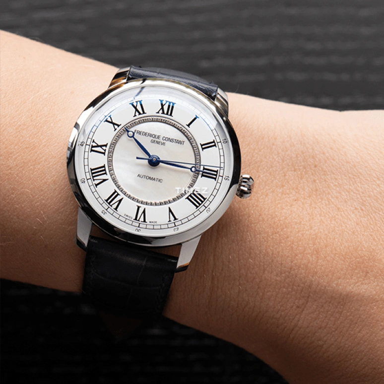 Frederique Constant,Classics 38.50mm,38.50mm,Stainless Steel,Silver,Automatic,Sapphire,Crystal Glass,Round,FC,FC-301MPWD3B6