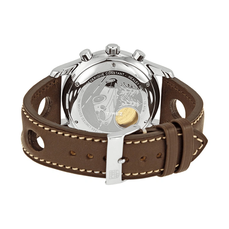 Frederique Constant,Vintage Rally 40mm,40mm,Stainless Steel,White,Automatic,Chronograph,Day,FC,FC-392HVG6B6