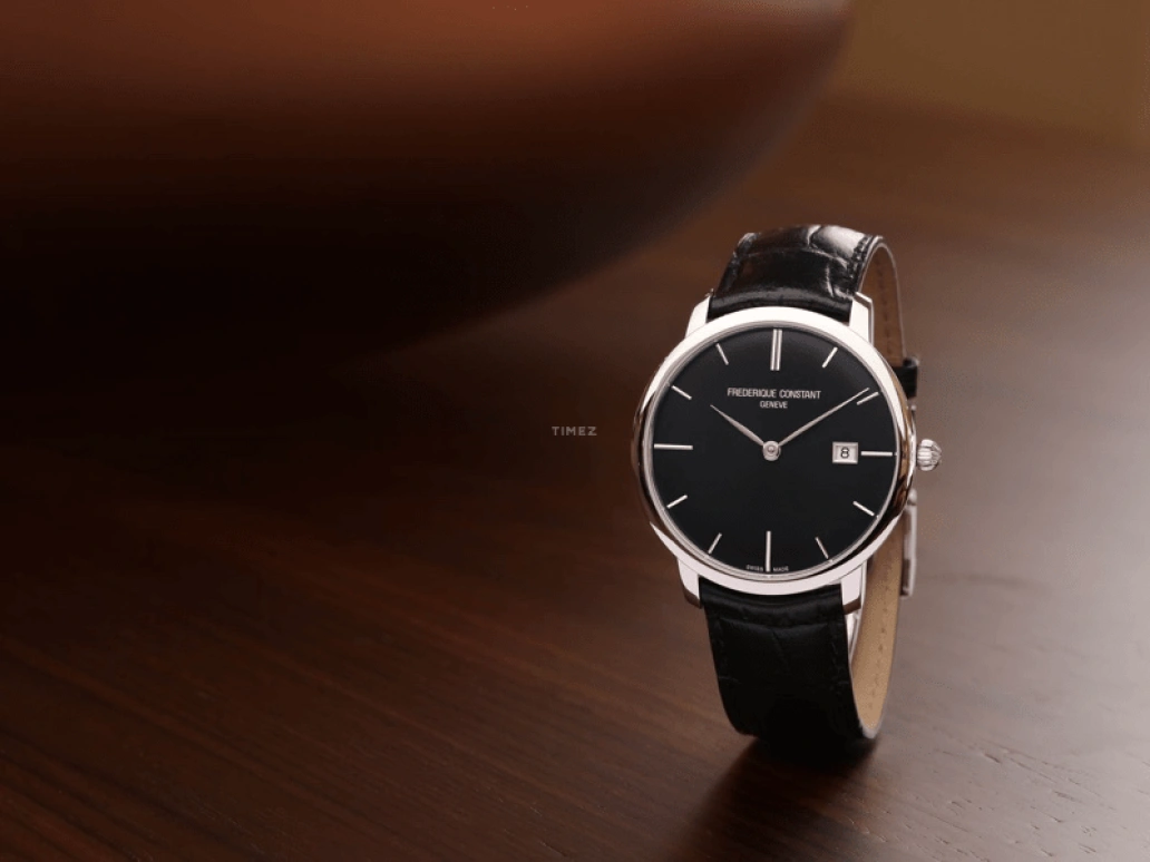 Frederique Constant,Slim Line 40mm,40mm,Stainless Steel,Silver,Automatic,Date,38hours,FC,FC-306S4S6