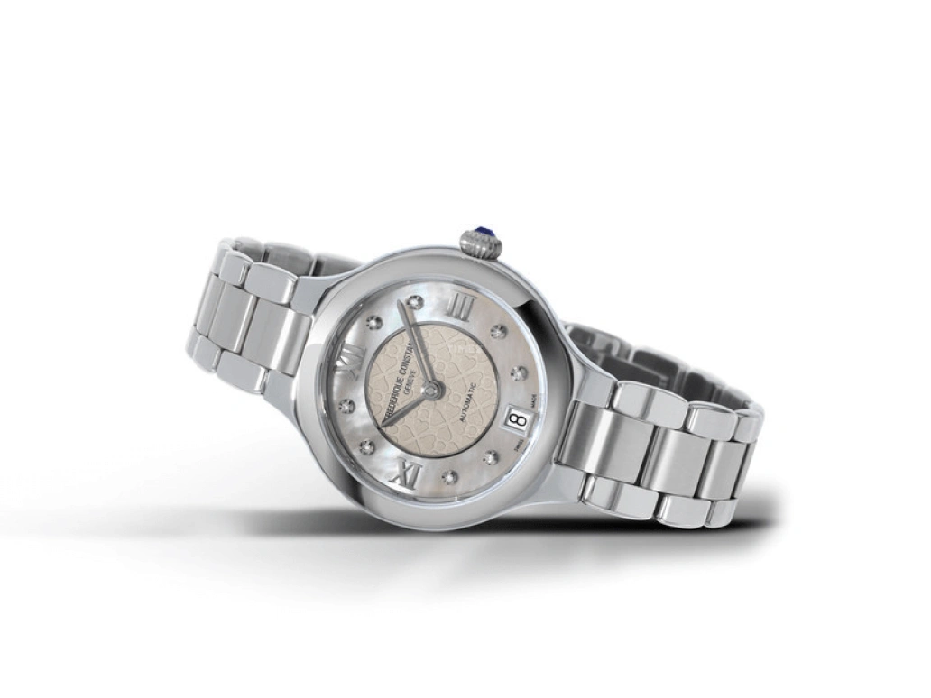 Frederique Constant,Classics 33mm,33mm,Stainless Steel,White,Automatic,38hours,In-house Caliber,FC,FC-306LGHD3ER6B